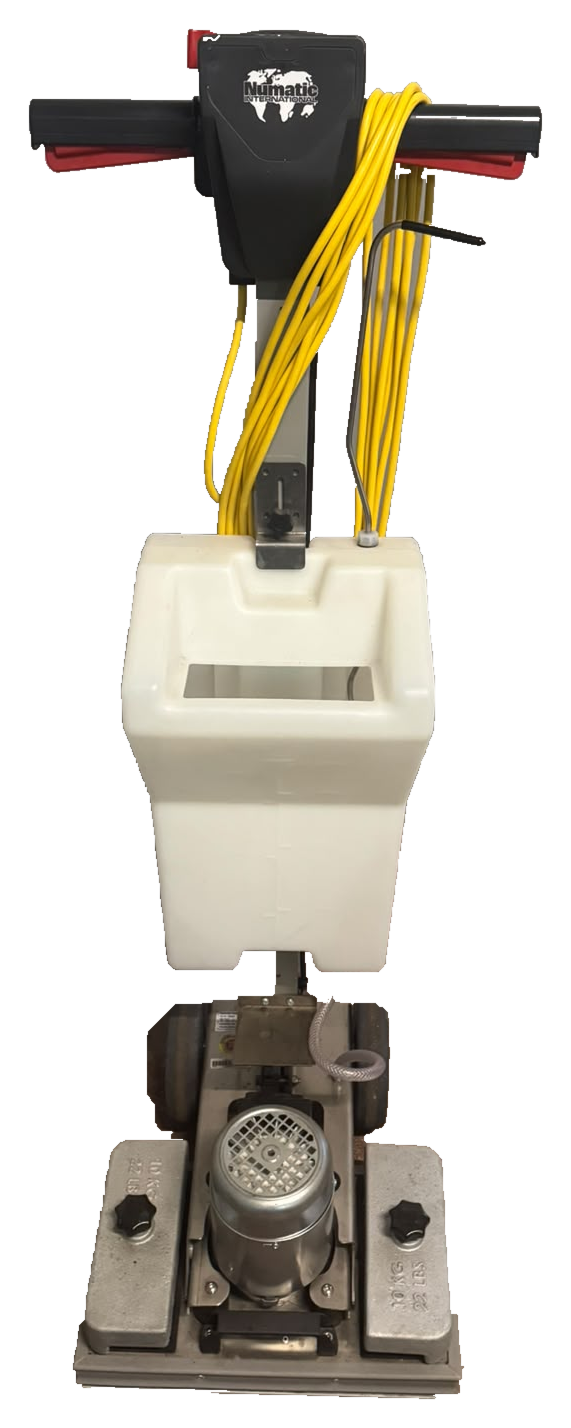 Unsere Numatic-Exzentermaschine für die intensive Bodenreinigung